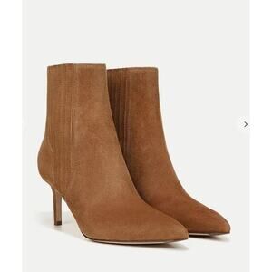 Veronica BEARD WONDER WOMAN™ 70 LISA STILETTO-HEEL BOOTIE Boots NIB 498 6 Sand